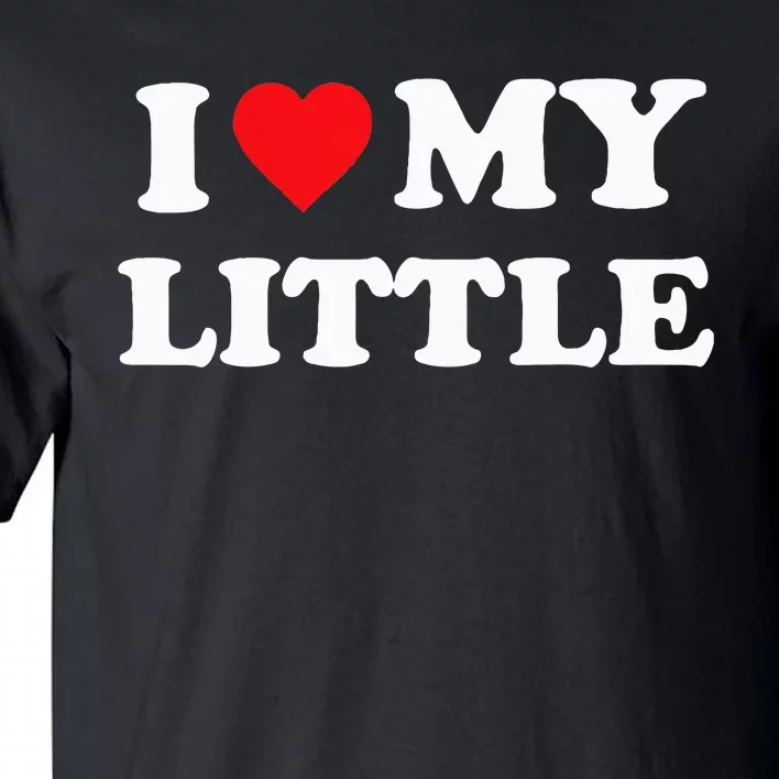 I Heart My Little Funny Matching Little Big Sorority Tall T-Shirt