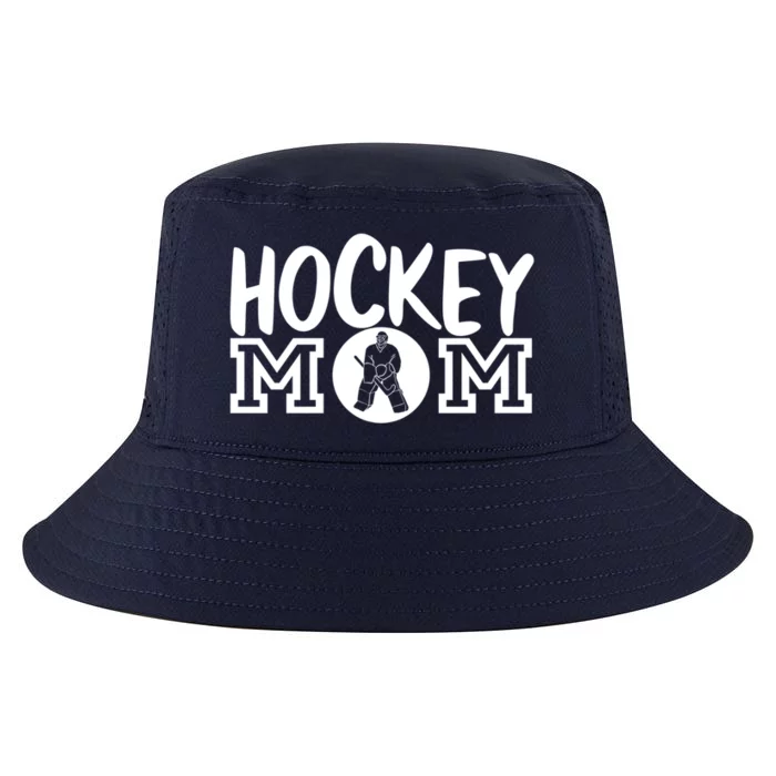 Ice Hockey Mom Goalie Gift Cool Comfort Performance Bucket Hat