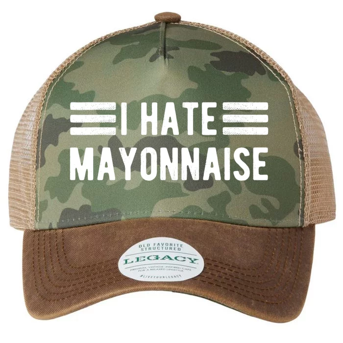 I Hate Mayonnaise Haters Funny Legacy Tie Dye Trucker Hat