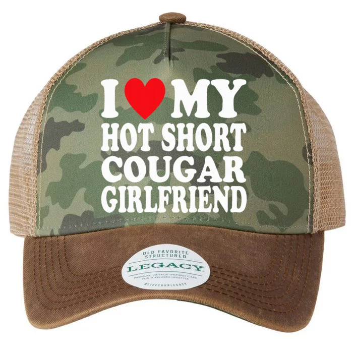 I Heart My Hot Short Cougar Girlfriend Legacy Tie Dye Trucker Hat