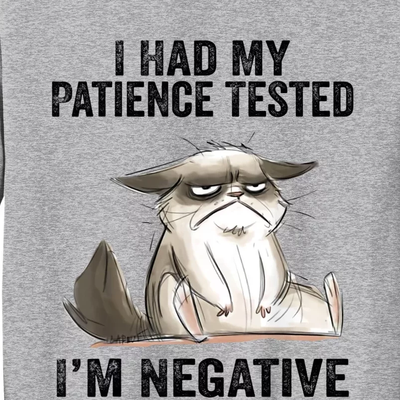 I Had My Patience Tested I'm Negative Cat Funny Sarcasm Sweatshirt