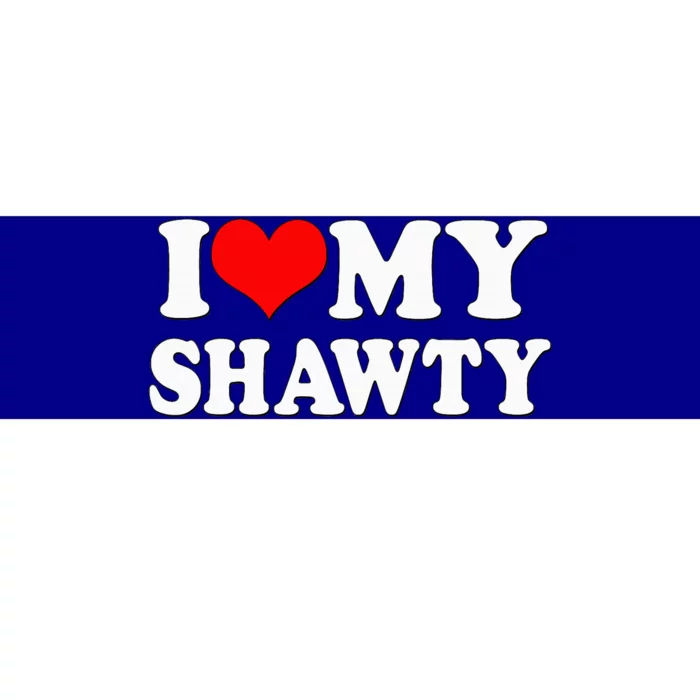 I Heart My Shawty Retro Shawty Bumper Sticker