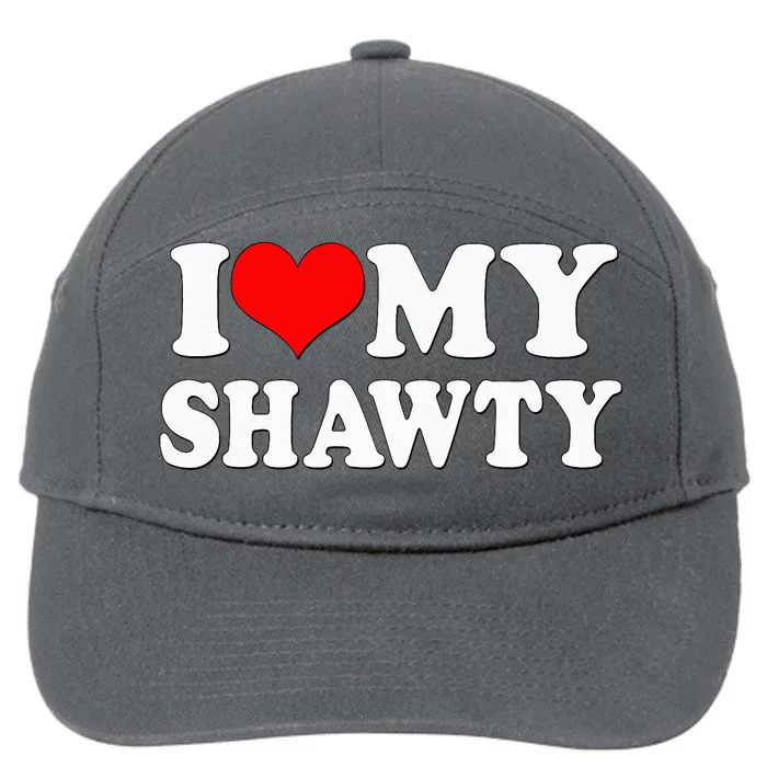 I Heart My Shawty Retro Shawty 7-Panel Snapback Hat