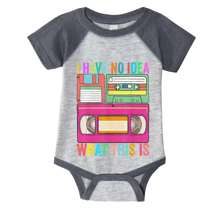 I Have No Idea What This Is 70s 80s 90s Outfit Infant Baby Jersey Bodysuit