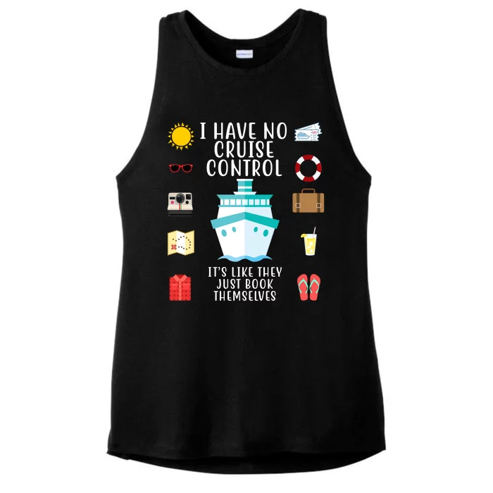 I Have No Cruise Control Funny Ladies Tri-Blend Wicking Tank