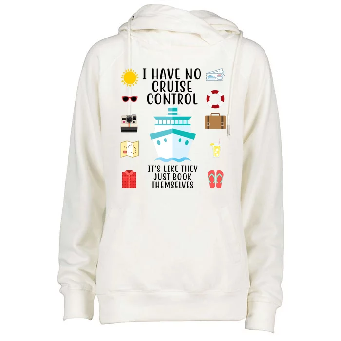 I Have No Cruise Control Funny Womens Funnel Neck Pullover Hood