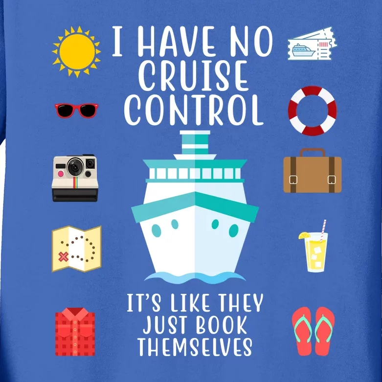 I Have No Cruise Control Funny Kids Long Sleeve Shirt