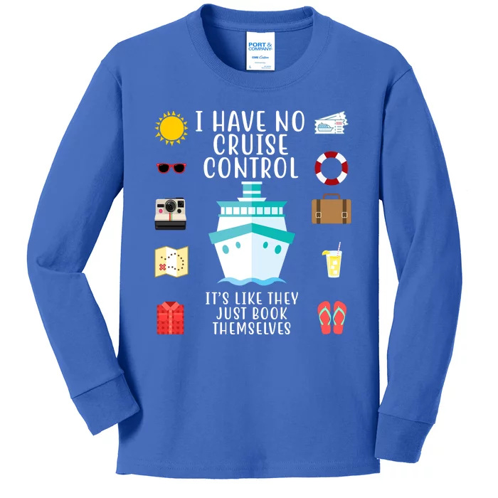 I Have No Cruise Control Funny Kids Long Sleeve Shirt