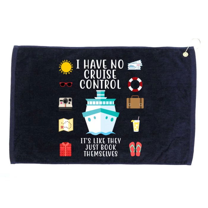 I Have No Cruise Control Funny Grommeted Golf Towel