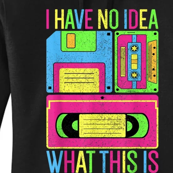 I Have No Idea What This Is Men Women 70s 80s 90s Outfit Women's Pullover Hoodie