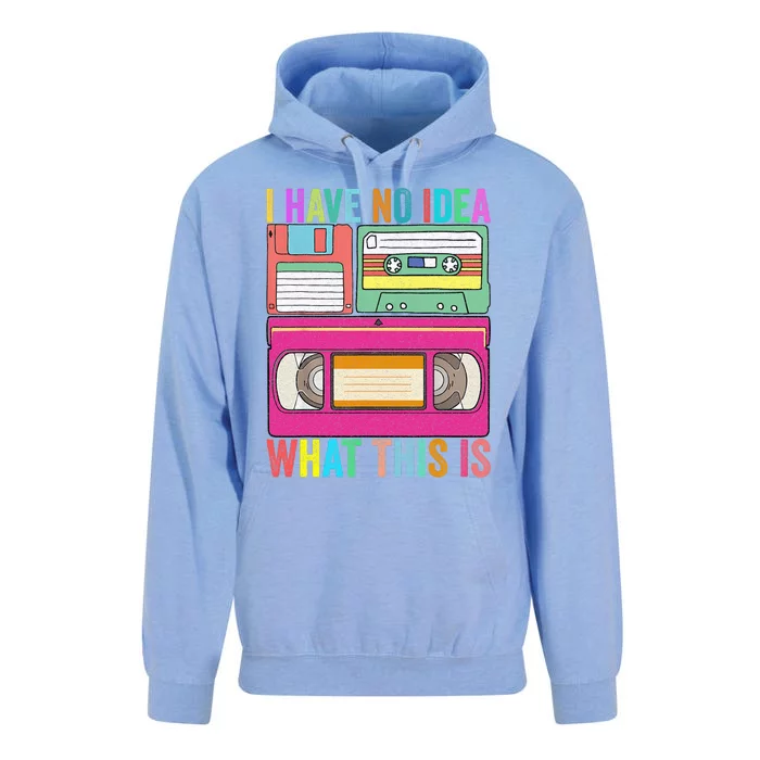 I Have No Idea What This Is 70s 80s 90s Outfit Men Women Kids Unisex Surf Hoodie