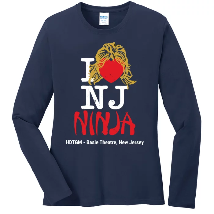 I Heart NJ Ladies Long Sleeve Shirt