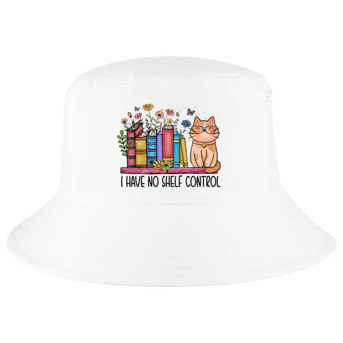 I Have No Shelf Control Literature Library Book Cat Lovers Cool Comfort Performance Bucket Hat