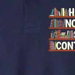 I Have No Shelf Control Book Lover Reading Bookworm Softstyle Adult Sport Polo