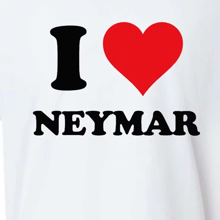 I Heart Neymar First Name Sueded Cloud Jersey T-Shirt