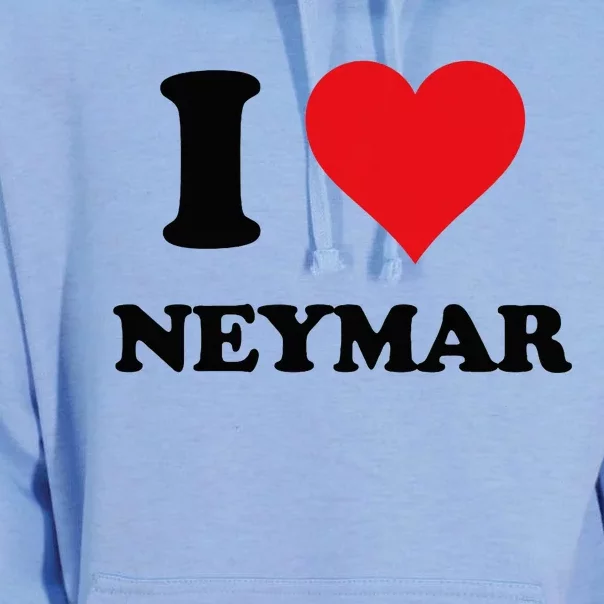 I Heart Neymar First Name Unisex Surf Hoodie