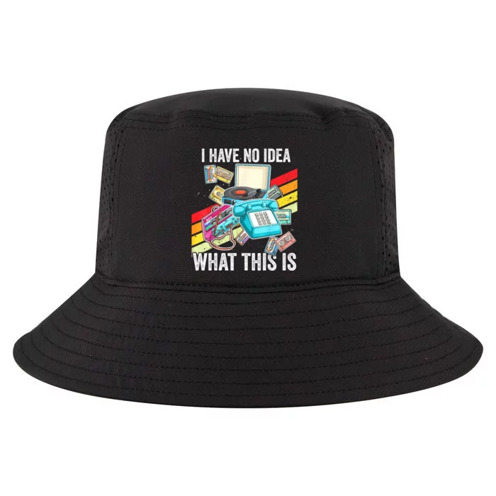 I Have No Idea What This Is 70s 80s 90s Theme Outfit Cool Comfort Performance Bucket Hat