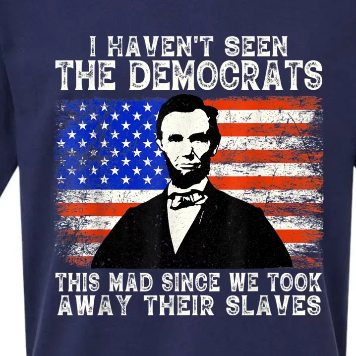 I Have Not Seen The Democrats This Mad Since We Took Away Their Slaves Sueded Cloud Jersey T-Shirt