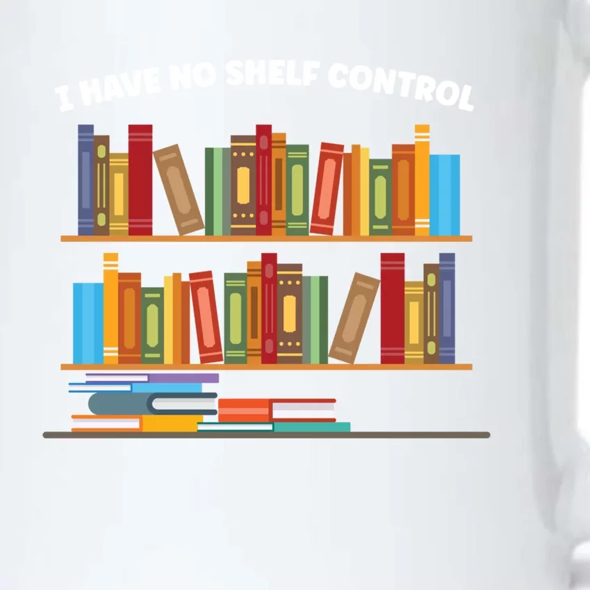 I Have No Shelf Control Librarian Funny Gift Black Color Changing Mug