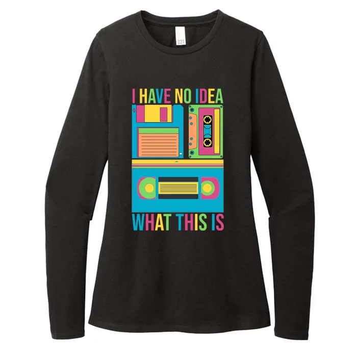 I Have No Idea What This Is Cassette Classic Music Womens CVC Long Sleeve Shirt