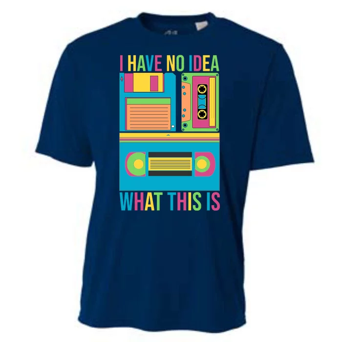 I Have No Idea What This Is Cassette Classic Music Cooling Performance Crew T-Shirt