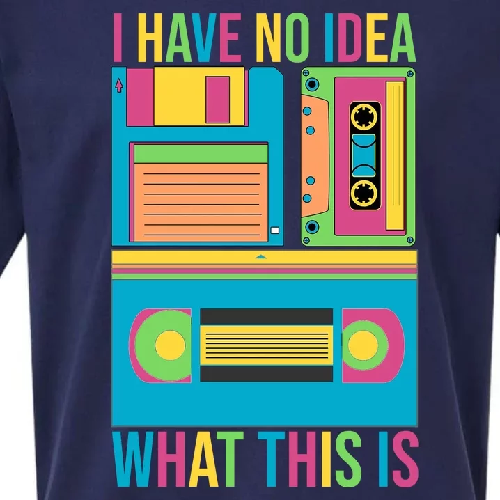 I Have No Idea What This Is Cassette Classic Music Sueded Cloud Jersey T-Shirt