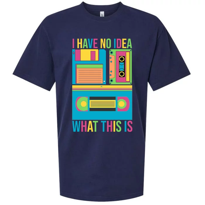 I Have No Idea What This Is Cassette Classic Music Sueded Cloud Jersey T-Shirt