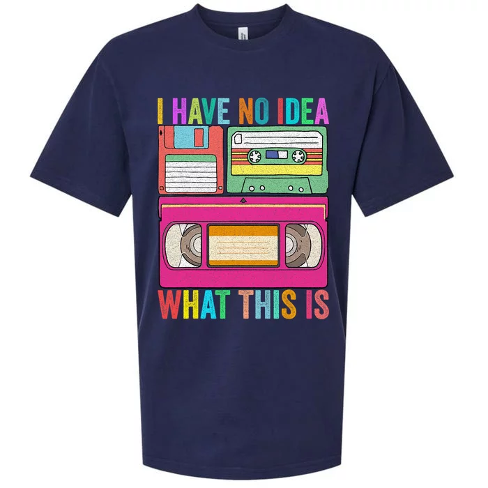 I Have No Idea What This Is 70s 80s 90s Outfit Men Women Sueded Cloud Jersey T-Shirt