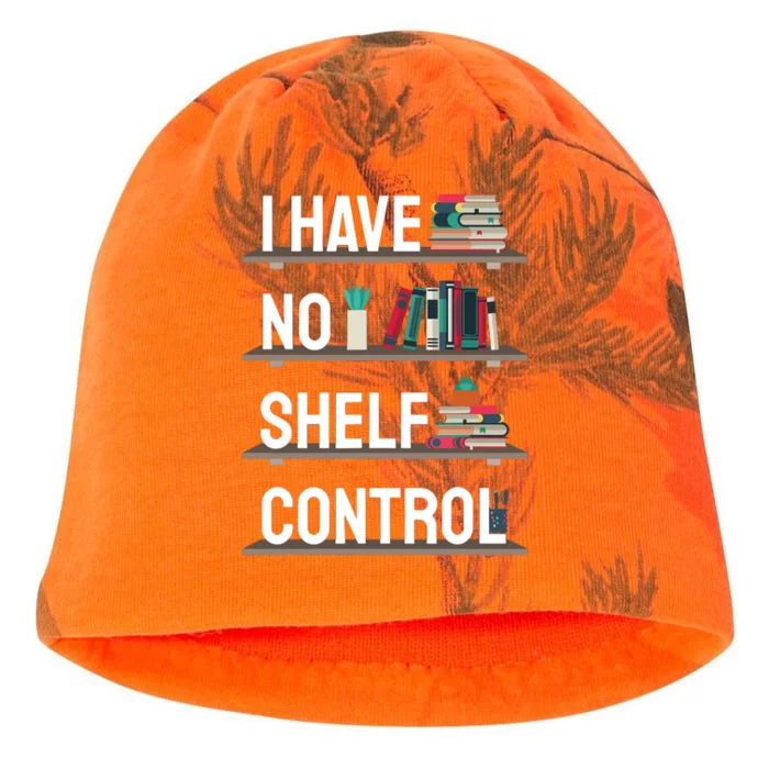 I Have No Shelf Control Shirt Book Lover Reading Bookworm Kati - Camo Knit Beanie