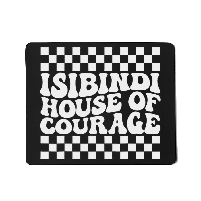 Isibindi House Of Courage Retro Groovy Social Isibindi Mousepad