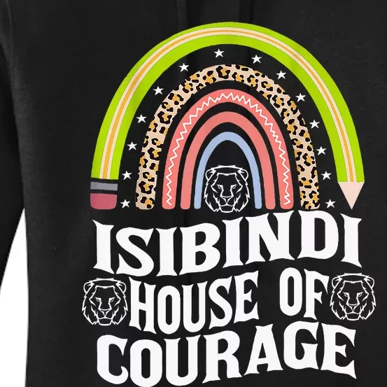 Isibindi House Of Courage Rainbow Boho Heart School Women's Pullover Hoodie