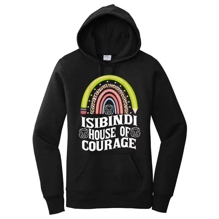 Isibindi House Of Courage Rainbow Boho Heart School Women's Pullover Hoodie