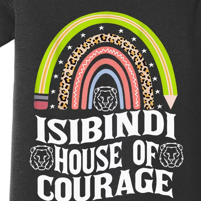 Isibindi House Of Courage Rainbow Boho Heart School Baby Bodysuit