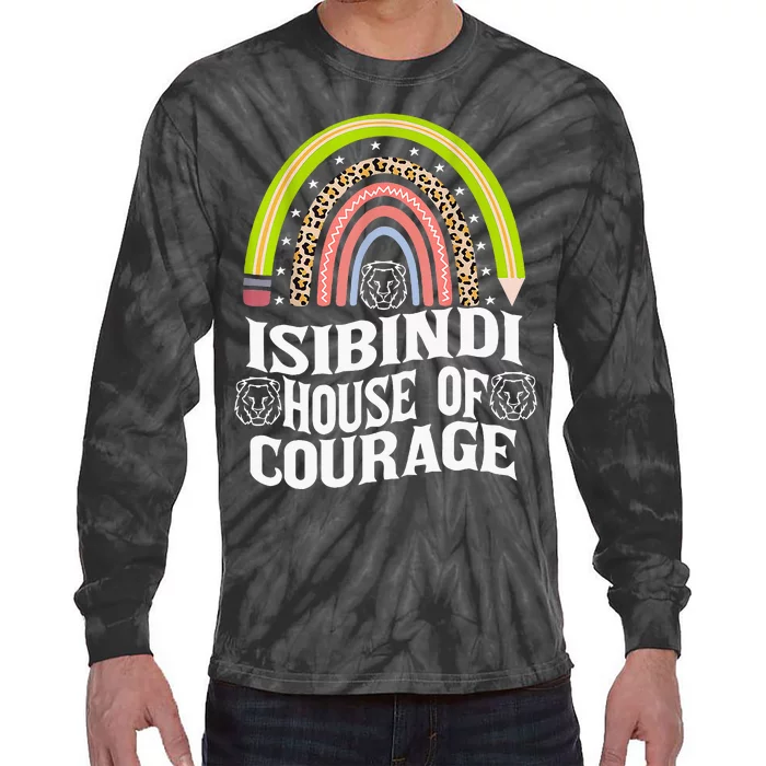 Isibindi House Of Courage Rainbow Boho Heart School Tie-Dye Long Sleeve Shirt