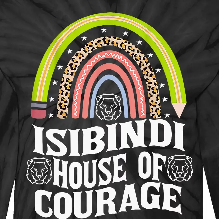 Isibindi House Of Courage Rainbow Boho Heart School Tie-Dye Long Sleeve Shirt