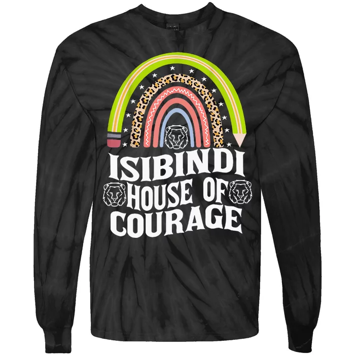 Isibindi House Of Courage Rainbow Boho Heart School Tie-Dye Long Sleeve Shirt