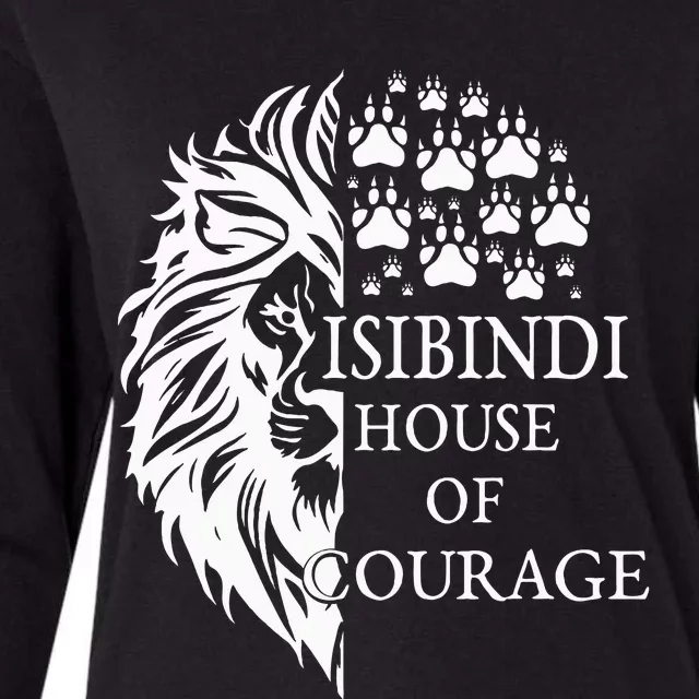 Isibindi House Of Courage Rca School Social Isibindi Green Womens Cotton Relaxed Long Sleeve T-Shirt