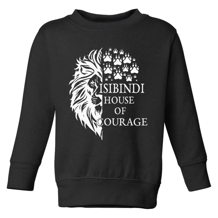 Isibindi House Of Courage Rca School Social Isibindi Green Toddler Sweatshirt