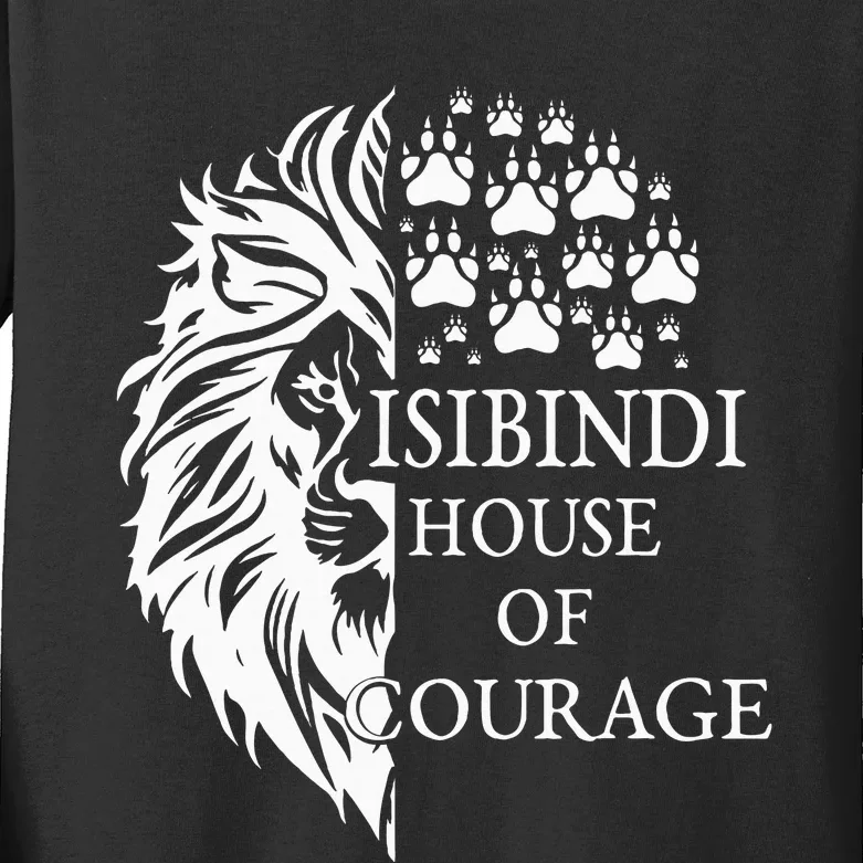 Isibindi House Of Courage Rca School Social Isibindi Green Kids Long Sleeve Shirt