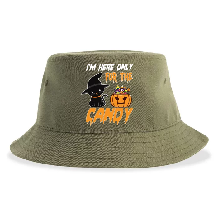 I'm Here Only For The Candy Sustainable Bucket Hat