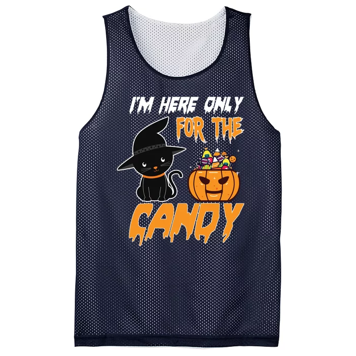 I'm Here Only For The Candy Mesh Reversible Basketball Jersey Tank