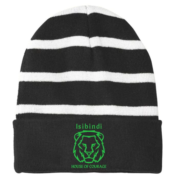 Isibindi House Of Courage House Rca School Teacher Student Striped Beanie with Solid Band