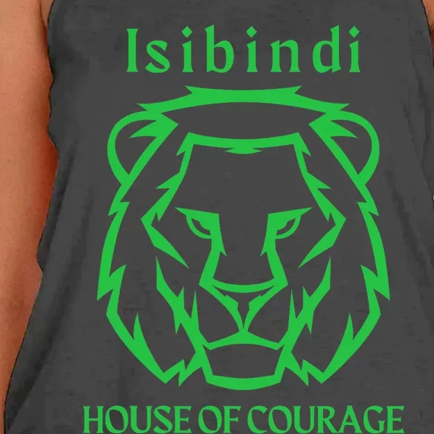 Isibindi House Of Courage House Rca School Teacher Student Women's Knotted Racerback Tank