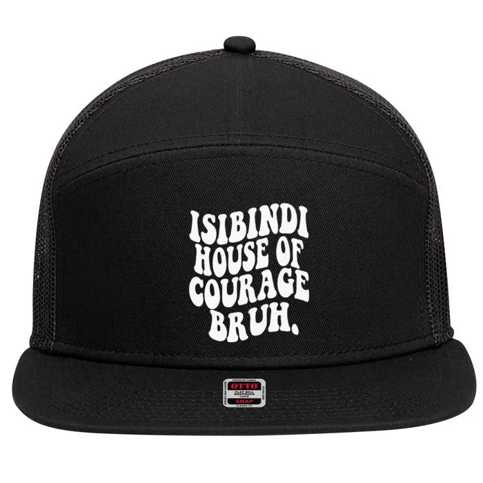 Isibindi House Of Courage Bruh Rca Houses Courage School 7 Panel Mesh Trucker Snapback Hat