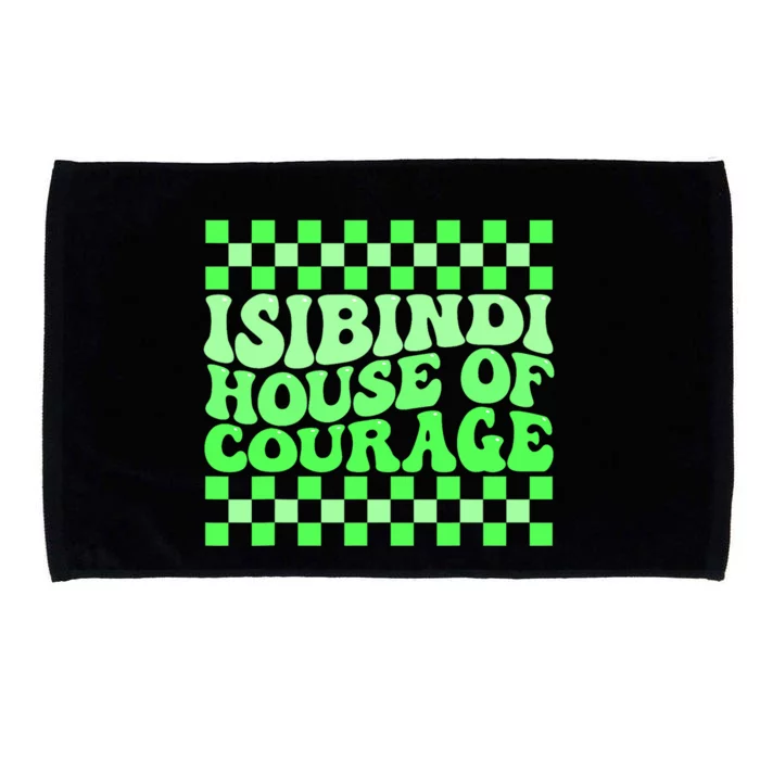 Isibindi House Of Courage Green Retro Groovy Social Isibindi Microfiber Hand Towel