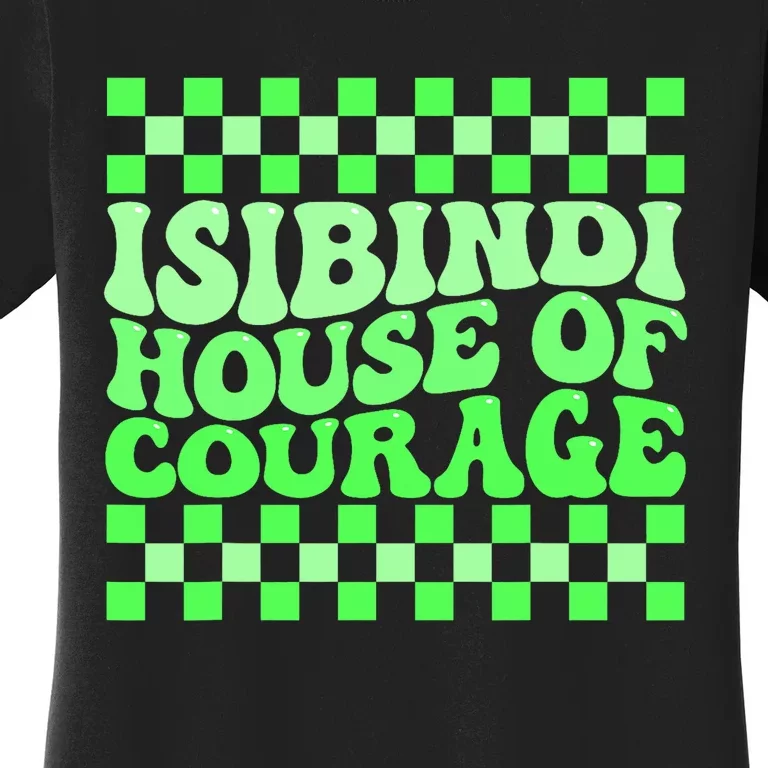 Isibindi House Of Courage Green Retro Groovy Social Isibindi Women's T-Shirt