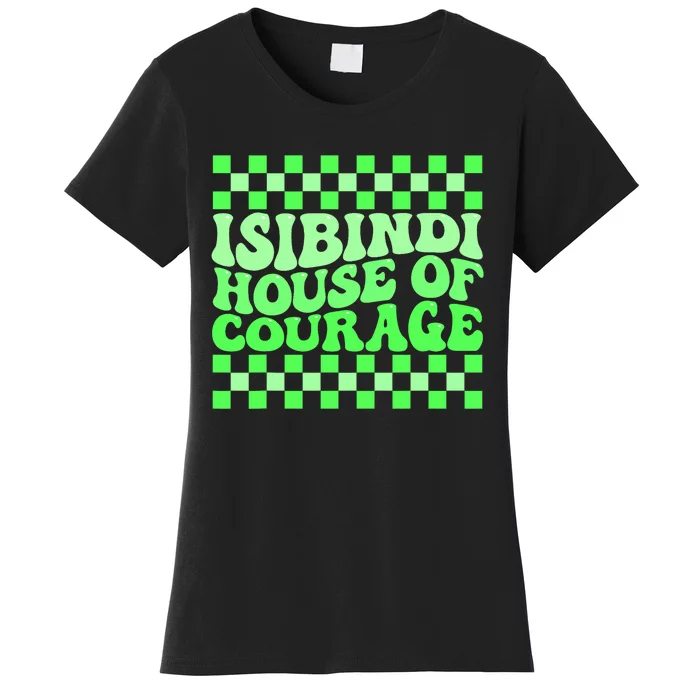 Isibindi House Of Courage Green Retro Groovy Social Isibindi Women's T-Shirt