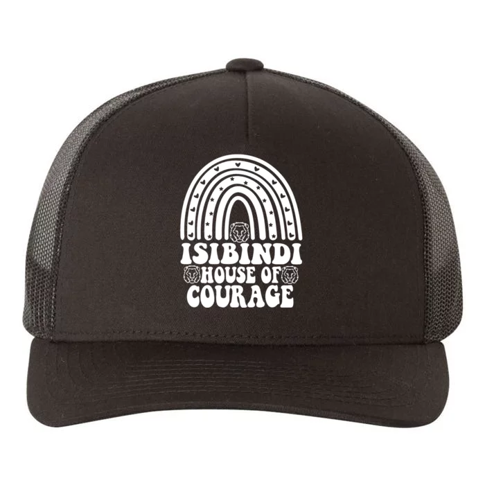 Isibindi House Of Courage Boho Heart Rainbow Isibindi School Yupoong Adult 5-Panel Trucker Hat