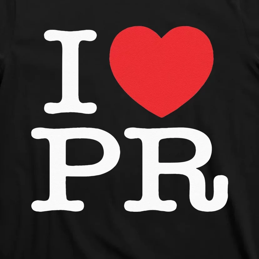 I Heart PR Love Puerto Rico T-Shirt