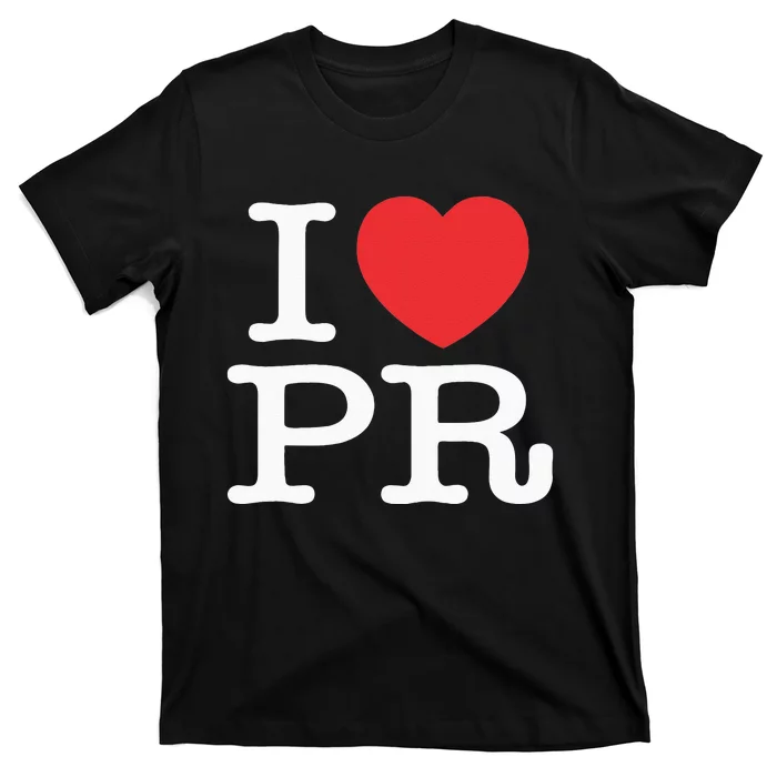 I Heart PR Love Puerto Rico T-Shirt